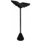 Plymor Black Velvet Wing Shaped, Three Pair Earring Display Stand, 3" W x 1.25" D x 6.75" H